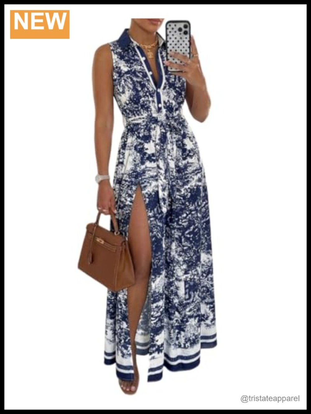 Halter Maxi Dress Sleeveless A-Line Tie Waist Summer Boho Vacation